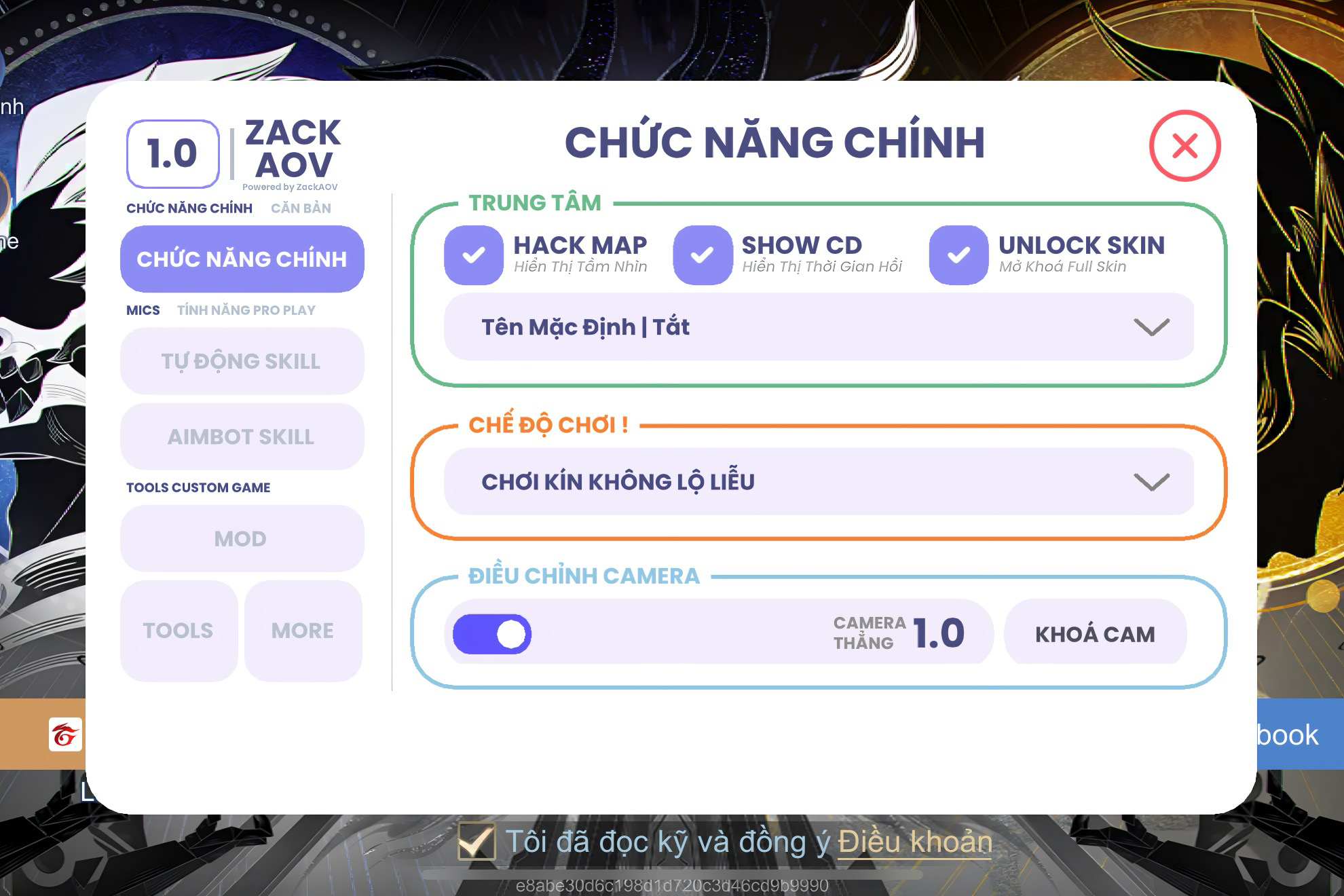 MENU AOV MAP V1